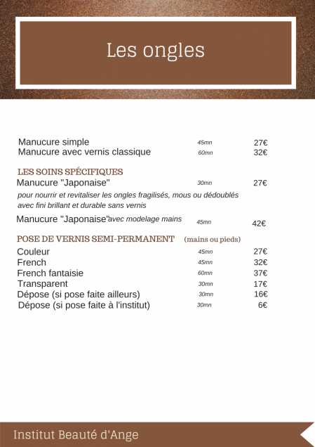 Tarifs soins corps et autres au 1012021 1